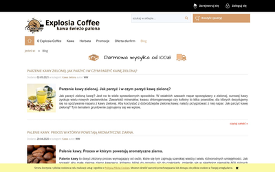 Explosia.pl - internetowy sklep z kawą